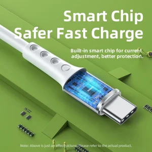 کابل تبدیل USB به USB-C ریمکس مدل RC-198a 5A طول 1 متر