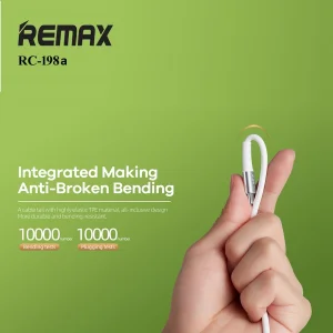 کابل تبدیل USB به USB-C ریمکس مدل RC-198a 5A طول 1 متر