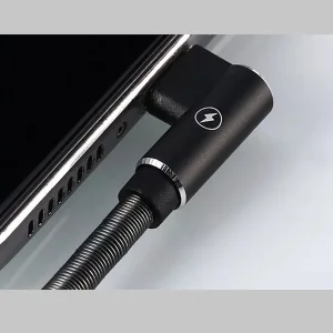 کابل تبدیل USB به لایتنینگ ریمکس مدل Ranger-90 degree طول 1 متر
