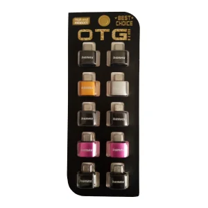 مبدل OTG USB-C ریمکس کد E9 بسته 10 عددی