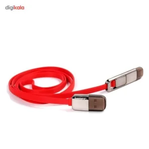 کابل تبدیل USB به لایتنینگ/microUSB ریمکس مدل Transformers طول 1 متر