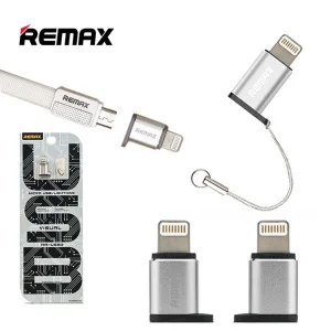 مبدل microUSB  به لایتنینگ ریمکس مدل RA-USB2