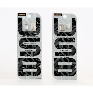 مبدل microUSB  به لایتنینگ ریمکس مدل RA-USB2