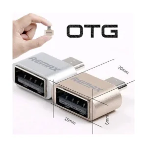 مبدل OTG microUSB ریمکس مدل at بسته دو عددی