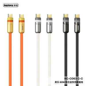 کابل تبدیل USB-C ریمکس مدل C063-60W طول 1.2 متر