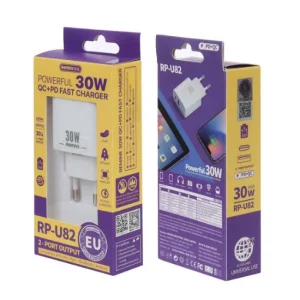 شارژر دیواری 30 وات ریمکس مدل RP-U82.QC.PD.Fast