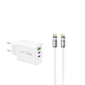 شارژر دیواری 45 وات ریمکس مدل S23 ULTRA به همراه کابل تبدیل USB-C