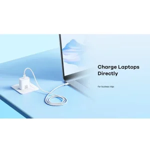 شارژر دیواری 30 وات ریمکس مدل All-compatible GaN-RP-U71 3Pin به همراه کابل USB-C
