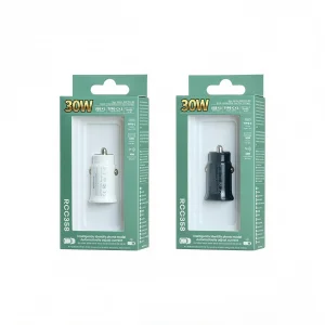شارژر فندکی 30 وات دو پورت ریمکس مدل RCC358