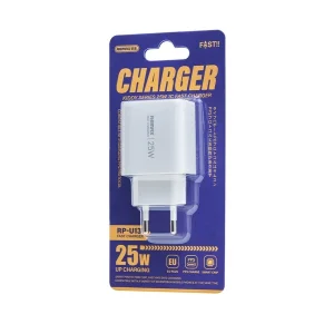 شارژر دیواری 25 وات ریمکس مدل  RP-U137 EU