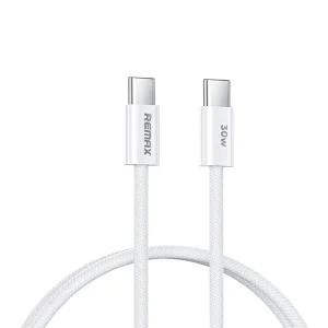 شارژر دیواری 25 وات ریمکس مدل U137 به همراه کابل تبدیل USB-C