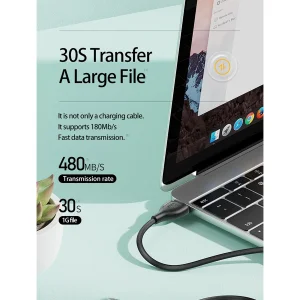 کابل تبدیل USB به microUSB ریمکس مدل RC-160m طول 1 متر
