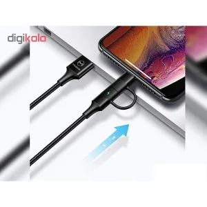 کابل تبدیل USB به لایتنینگ/USB-C مک دودو مدل CA-6800 طول 1.2 متر