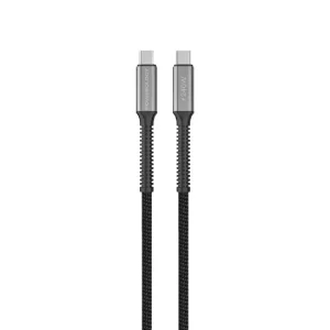 کابل تبدیل USB-C به USB-C پاورولوجی مدل USB4 Braided طول 1.5 متر