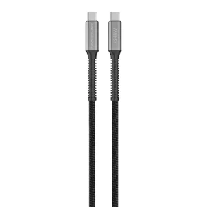 کابل تبدیل USB-C به USB-C پاورولوجی مدل USB4 Braided طول 1.5 متر