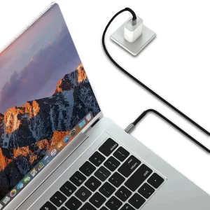 کابل تبدیل USB-C به USB-C پاورولوجی مدل USB4 Braided طول 1.5 متر