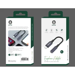 مبدل لایتنینگ به جک 3.5 میلی متری گرین لاین مدل EARPHONE ADAPTER