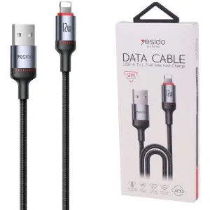 کابل تبدیل Lightning به USB یسیدو مدل DATA CABLE CA130L طول 2 متر