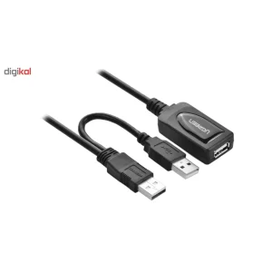 کابل افزایش طول USB 2.0 یوگرین مدل 20214 طول 10 متر
