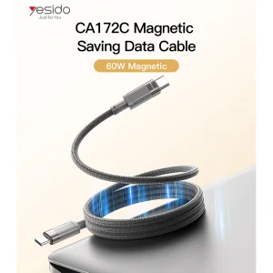 کابل USB-C یسیدو مدل MAGNETIC CA172C  طول 1 متر
