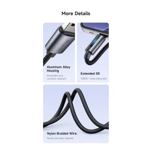 کابل تبدیل USB به USB-C مک دودو مدل CA-518 طول 1.2 متر