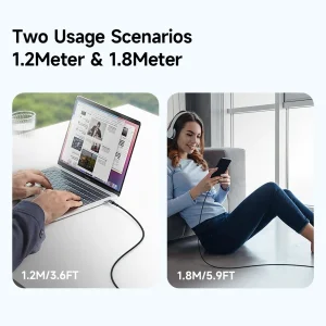 کابل تبدیل USB-C به لایتنینگ مک دودو مدل C-A2850 طول 1.2 متر