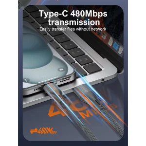 کابل تبدیل USB به USB-C / microUSB / لایتنینگ الدینیو مدل 3IN1 LC97u طول 1.2 متر