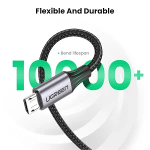 کابل تبدیل USB 2.0 به MICROUSB 2.0 یوگرین مدل US290 طول 2 متر