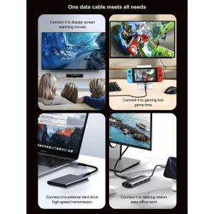 کابل USB-C الدینیو مدل 240W طول 0.5 متر
