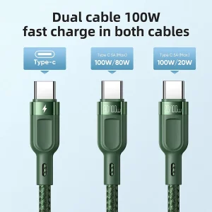 کابل تبدیل usb-c به لایتنینگ / usb-c مک دودو مدل ca-8780 طول 1.2 متر