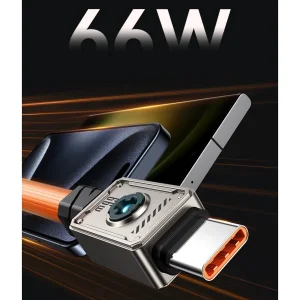 کابل تبدیل USB به USB-C یوسمز مدل US-SJ686-66W طول 1.2 متر