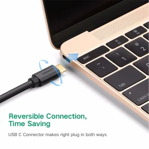 ابل تبدیل USB به USB-C یوگرین مدل US184 طول 1.5 متر