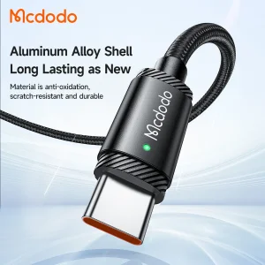 کابل تبدیل USB به USB-C مک دودو مدل 120W Super Charge طول 1.5متر