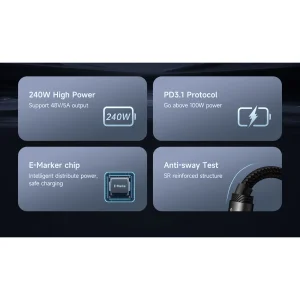 کابل تبدیل USB-C مک دودو مدل CA368I طول 2 متر