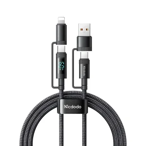 کابل تبدیل USB-C به USB/لایتنینگ مک دودو مدل CA-1990 طول 1.2 متر
