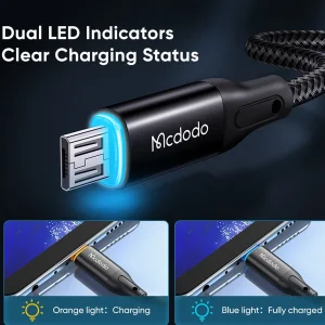 کابل تبدیل USB به microUSB مک دودو مدل CA-3040 طول 1.2 متر