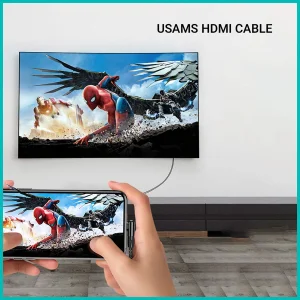 کابل تبدیل USB به لایتنینگ / HDMI یوسمز مدل US-SJ442 طول 2 متر