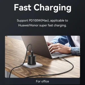 کابل تبدیل USB-C یوسمز 100 وات مدل  HX Series طول 1.2 متر