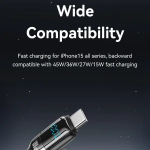 کابل تبدیل USB-C یوسمز 100 وات مدل  HX Series طول 1.2 متر