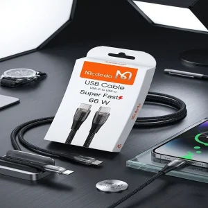 کابل  usb-c مک دودو مدل Super Fast طول 1.2 متر