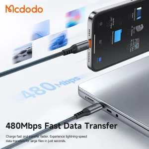 کابل تبدیل USB-C به لایتنینگ مک دودو مدل CA-087 طول 1.2 متر