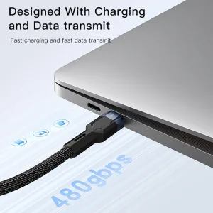 کابل USB-C یسیدو مدل CA108 PD60W طول 1.2 متر