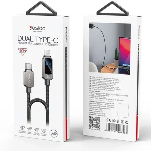 کابل USB-C یسیدو مدل CA179 CC 1.2M طول 1.2 متر