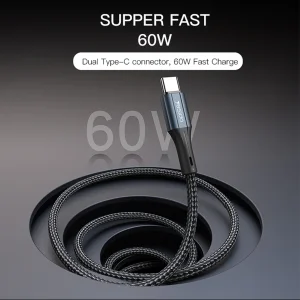 کابل USB-C یسیدو مدل CA96 60W طول 1.2 متر