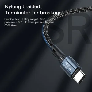 کابل USB-C یسیدو مدل CA96 60W طول 1.2 متر