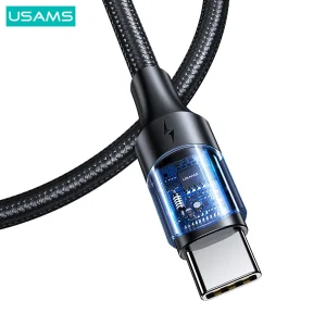 کابل تبدیل USB -c یوسمز مدل US-sj524 طول 1.2 متر