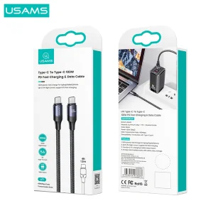 کابل تبدیل USB -c یوسمز مدل US-sj524 طول 1.2 متر