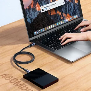 کابل تبدیل USB -c یوسمز مدل US-sj524 طول 1.2 متر