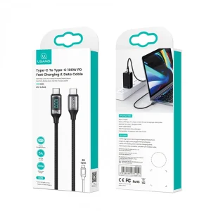 کابل تبدیل USB-C به USB-C یوسمز مدل Sj546 طول 1.2 متر