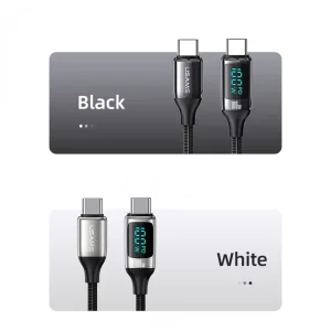 کابل تبدیل USB-C به USB-C یوسمز مدل Sj546 طول 1.2 متر